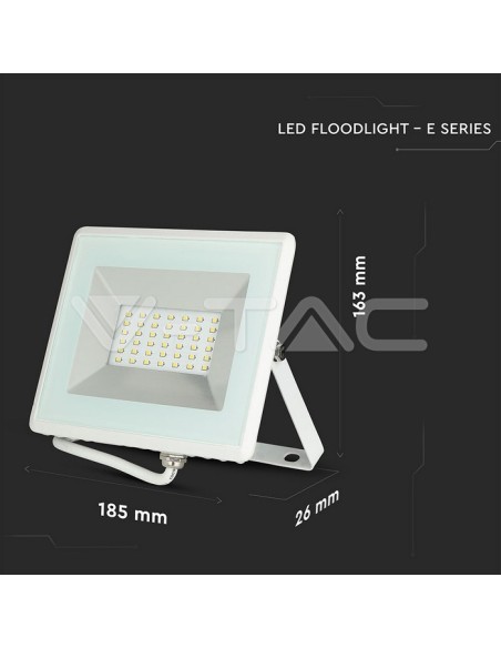 V-TAC VT-4031 E-Serie 30W SMD LED-Strahler Weiß IP65