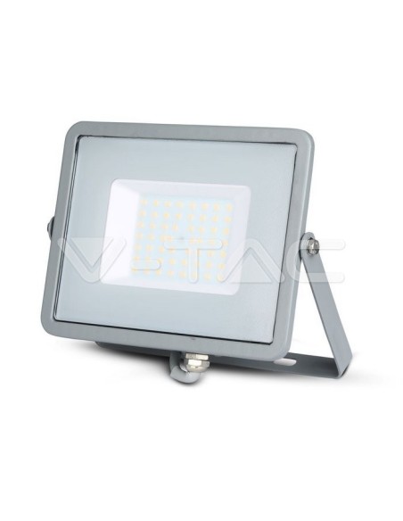 V-TAC PRO VT-50 Faro LED SMD Chip Samsung 50W Colore Grigio IP65