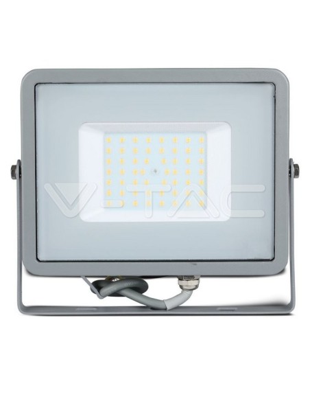 V-TAC PRO VT-50 LED Spotlight SMD Chip Samsung 50W Colour Grey IP65