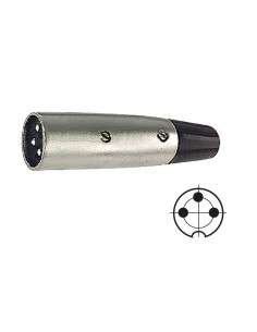 Conector XLR de 3 pines...