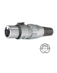 4-pin XLR socket for...