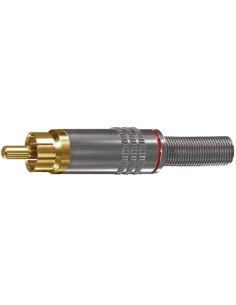 RCA plug with cable guide...