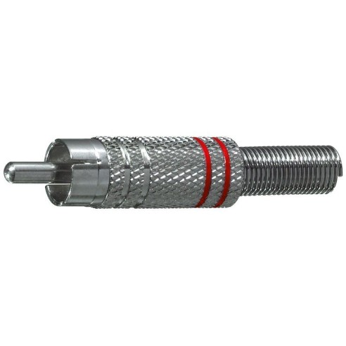 Vernickelter RCA-Stecker mit...
