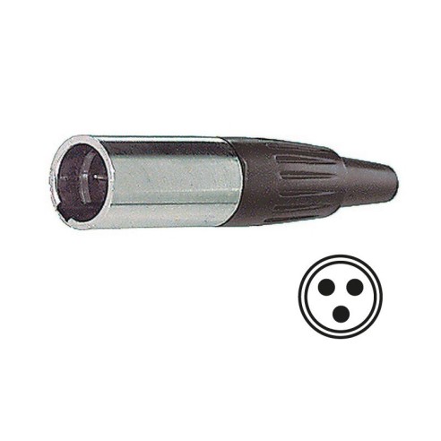 Conector mini XLR de 3 pines para...
