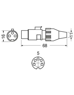Toma XLR de 5 pines para... 2
