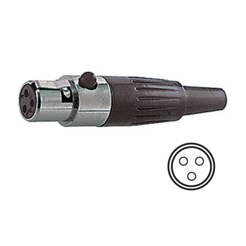 Prise mini XLR à 3 broches pour les...