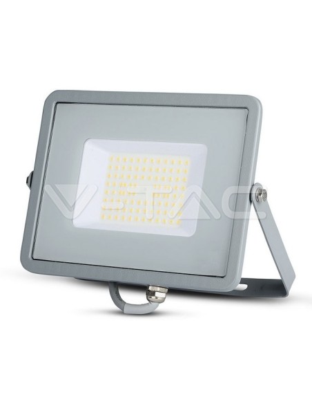 V-TAC PRO VT-56 Faro LED SMD Chip Samsung 50W 120Lm/W Colore Grigio IP65