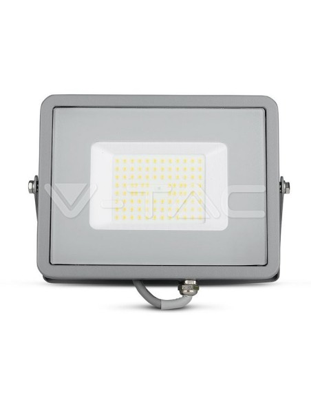 V-TAC PRO VT-56 LED-Strahler SMD Samsung Chip 50W 120Lm/W Farbe Grau IP65