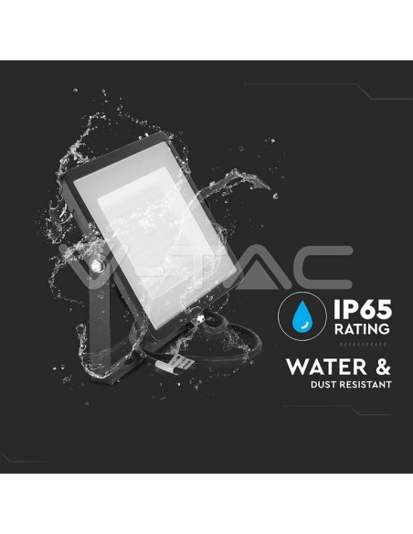 V-TAC PRO VT-100 Foco LED SMD Samsung Chip 100W Color Negro IP65