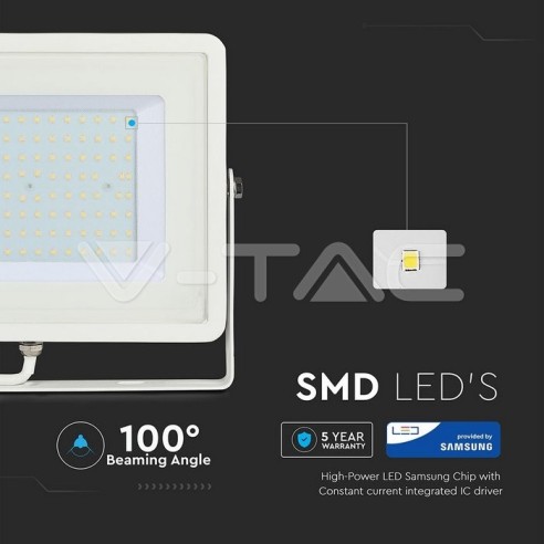 V-TAC PRO VT-100 Projecteur LED SMD...