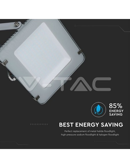 V-TAC PRO VT-200 Projecteur LED SMD Samsung Chip 200W Couleur Gris IP65