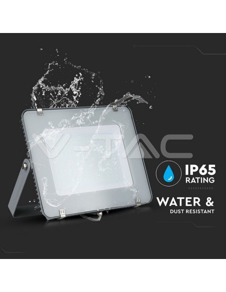 V-TAC PRO VT-200 LED Spotlight SMD Samsung Chip 200W Kleur Grijs IP65