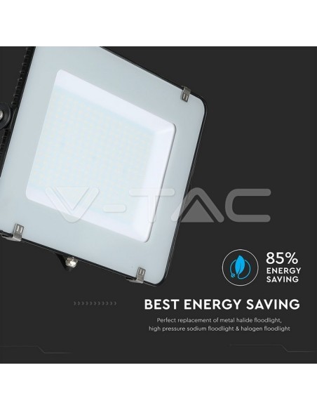 V-TAC PRO VT-200 Projecteur LED SMD Samsung Chip 200W Couleur Noir IP65