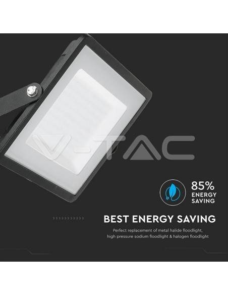 V-TAC PRO VT-300 LED Spotlight SMD Samsung Chip 300W Colour Black IP65