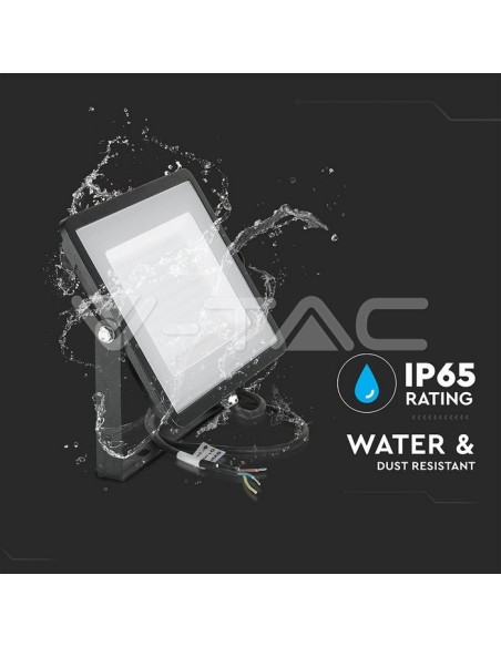 V-TAC PRO VT-300 Foco LED Chip SMD Samsung 300W Color Negro IP65