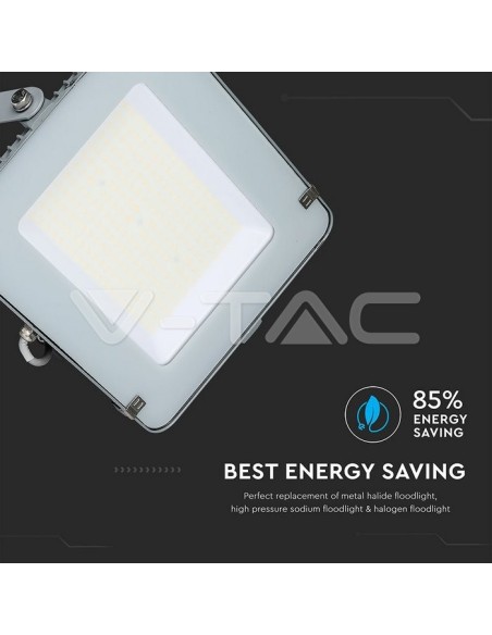 V-TAC PRO VT-306 LED Spotlight SMD Samsung Chip 300W 120Lm/W Kleur Grijs IP65