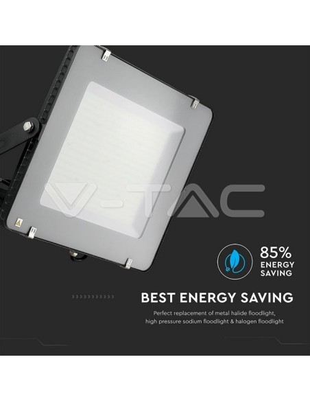V-TAC PRO VT-306 LED-Strahler SMD Samsung Chip 300W 120Lm/W Farbe Schwarz IP65