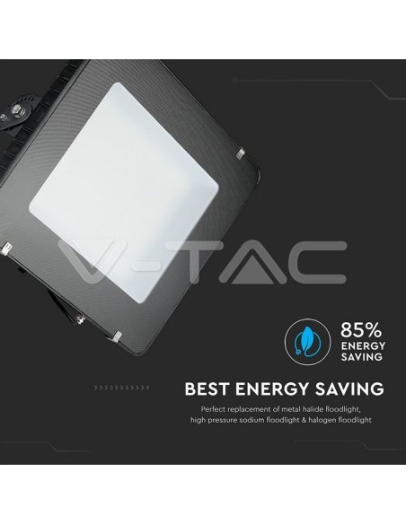 V-TAC PRO VT-505 LED Spotlight SMD Chip Samsung 500W 120LM/W Colour Black IP65