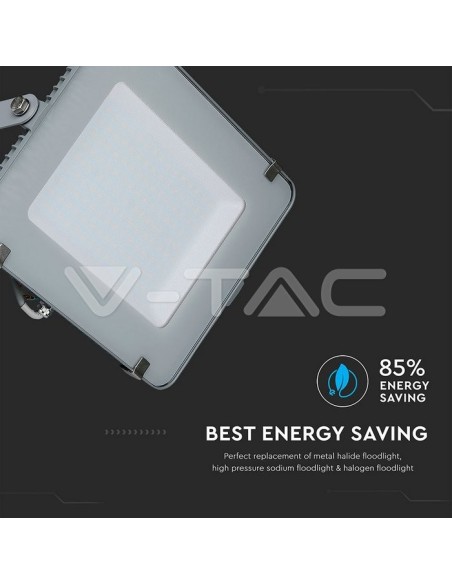 V-TAC PRO VT-150 Foco LED Chip Samsung 150W Color Gris IP65