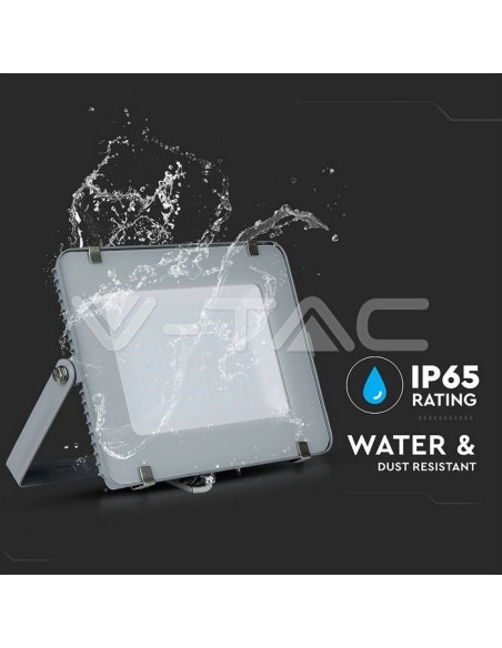 V-TAC PRO VT-150 LED Spotlight SMD Chip Samsung 150W Kleur Grijs IP65