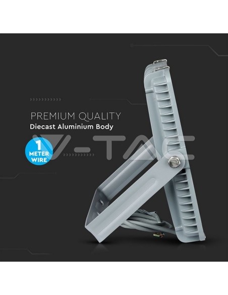 V-TAC PRO VT-150 Foco LED Chip Samsung 150W Color Gris IP65