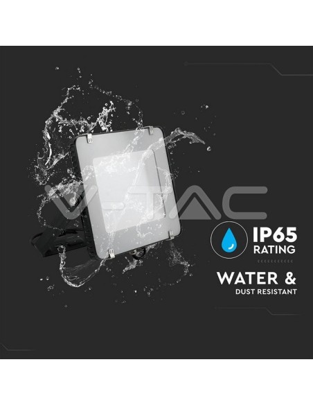 V-TAC PRO VT-150 LED Spotlight SMD Chip Samsung 150W Colour Black IP65