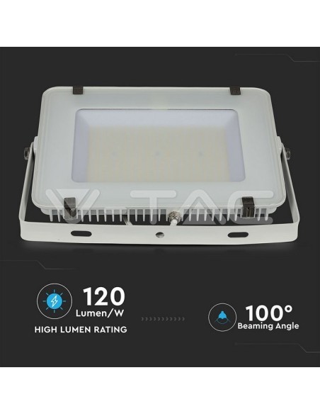 V-TAC PRO VT-156 LED-Strahler SMD Samsung Chip 150W 120Lm/W Farbe Weiß IP65