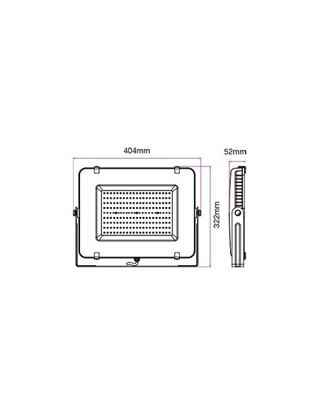 V-TAC PRO VT-150 LED Spotlight SMD Chip Samsung 150W Colour White IP65