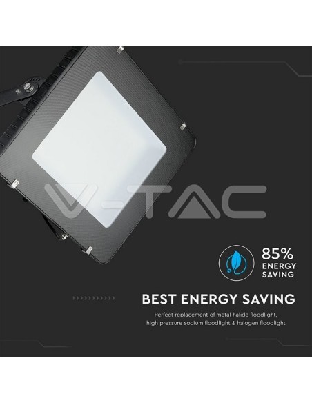 V-TAC PRO VT-405 Faro LED SMD Chip Samsung 400W 120LM/W Colore Nero IP65