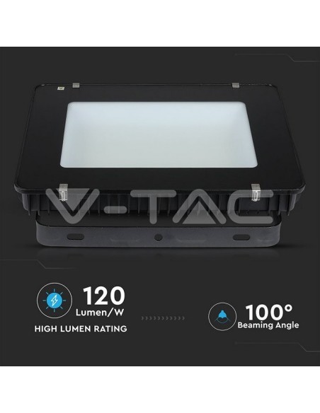 V-TAC PRO VT-405 Foco LED Chip Samsung 400W 120LM/W Color Negro IP65