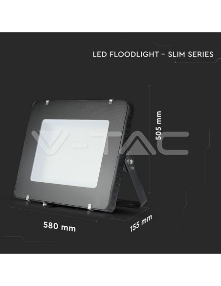 V-TAC PRO VT-405 LED Spotlight SMD Chip Samsung 400W 120LM/W Colour Black IP65