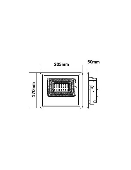 V-TAC VT-25W 12W LED-Strahler mit Solarpanel und Fernbedienung