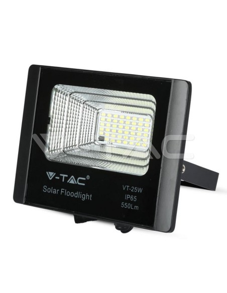 V-TAC VT-25W Spot LED 12W avec panneau solaire et télécommande