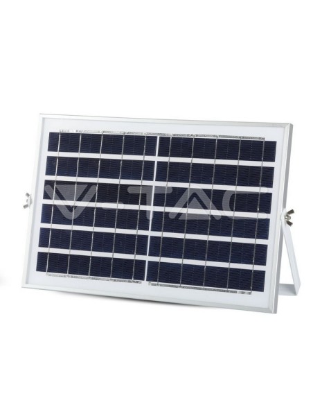 Foco LED V-TAC VT-25W 12W con panel solar y mando a distancia