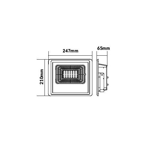 V-TAC VT-40W Spot à LED 16W avec...