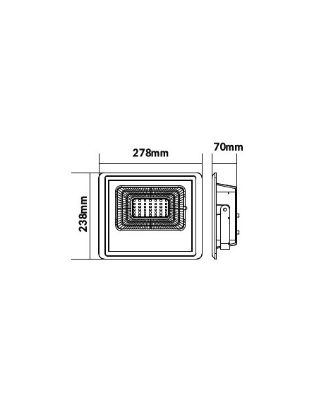 V-TAC VT-60W 20W LED spotlight with Solar Panel and Remote Control