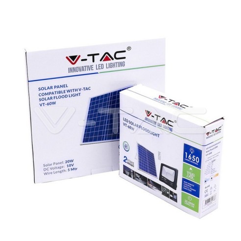 Foco LED V-TAC VT-60W 20W con panel...