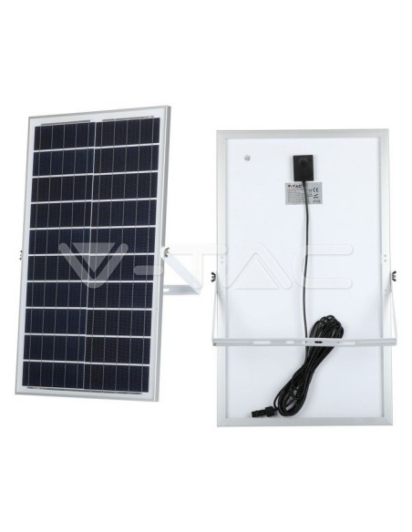 V-TAC VT-100W 35W LED spotlight with Solar Panel and Remote Control