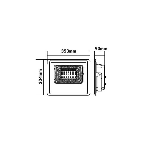 V-TAC VT-200W Faro LED 40W con...
