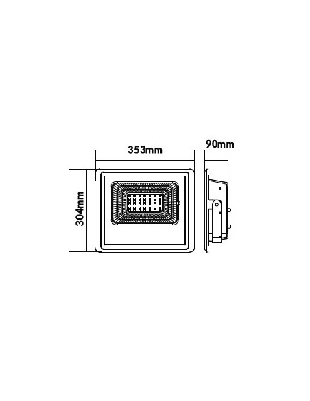 V-TAC VT-200W Faro LED 40W con Pannello Solare e Telecomando