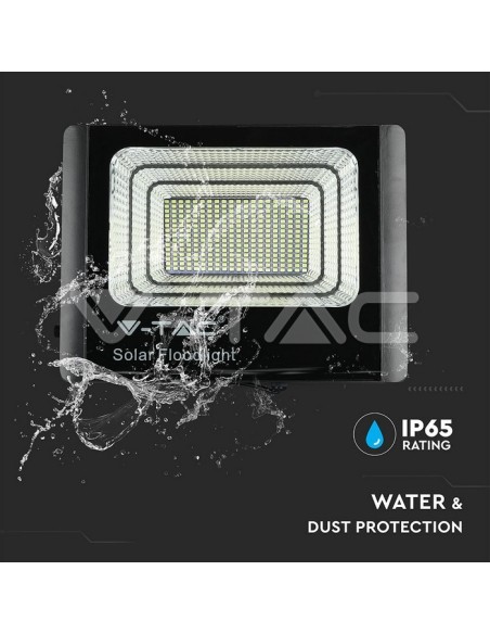 V-TAC VT-200W Faro LED 40W con Pannello Solare e Telecomando