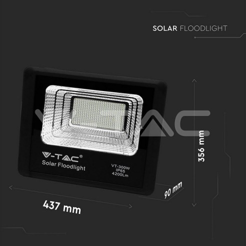 V-TAC VT-300W LED spotlight 50W with...