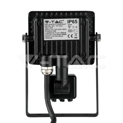 V-TAC PRO VT-10-S Negro 10W Chip LED...