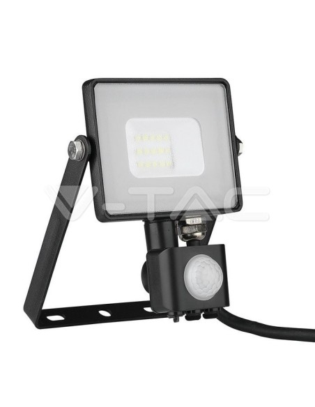 V-TAC PRO VT-10-S 10W Samsung Chip LED Spot avec détecteur de mouvement et de crépuscule et interrupteur de verrouillage