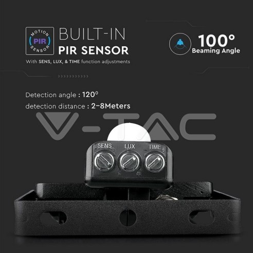 V-TAC PRO VT-10-S Negro 10W Chip LED...
