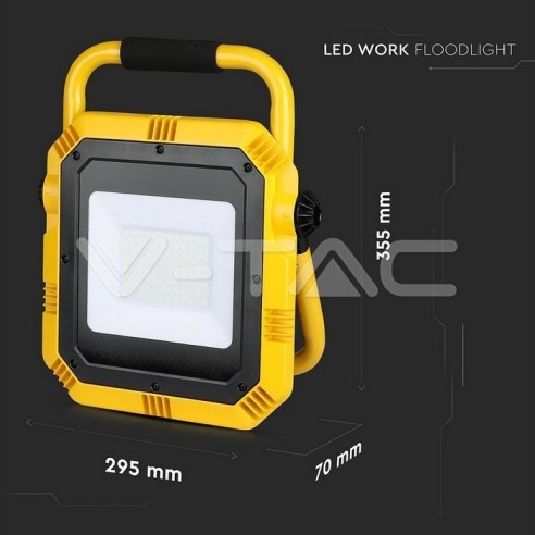 V-TAC PRO VT-51 Faro LED da Cantiere...