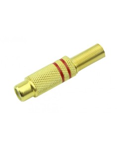 brass RCA socket with cable...