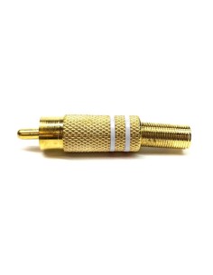 Spina RCA in ottone con...