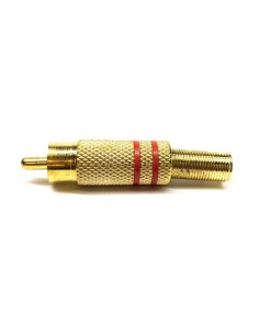 Spina RCA in ottone con...