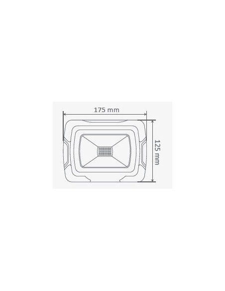 V-TAC PRO VT-20-R 20W LED-spot op batterijen met USB-opladen, SOS-functie en 5V 1A USB-uitgang, IP44